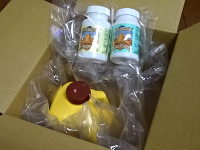 アロエベラジュース、ビーポーレン、ビープロポリス